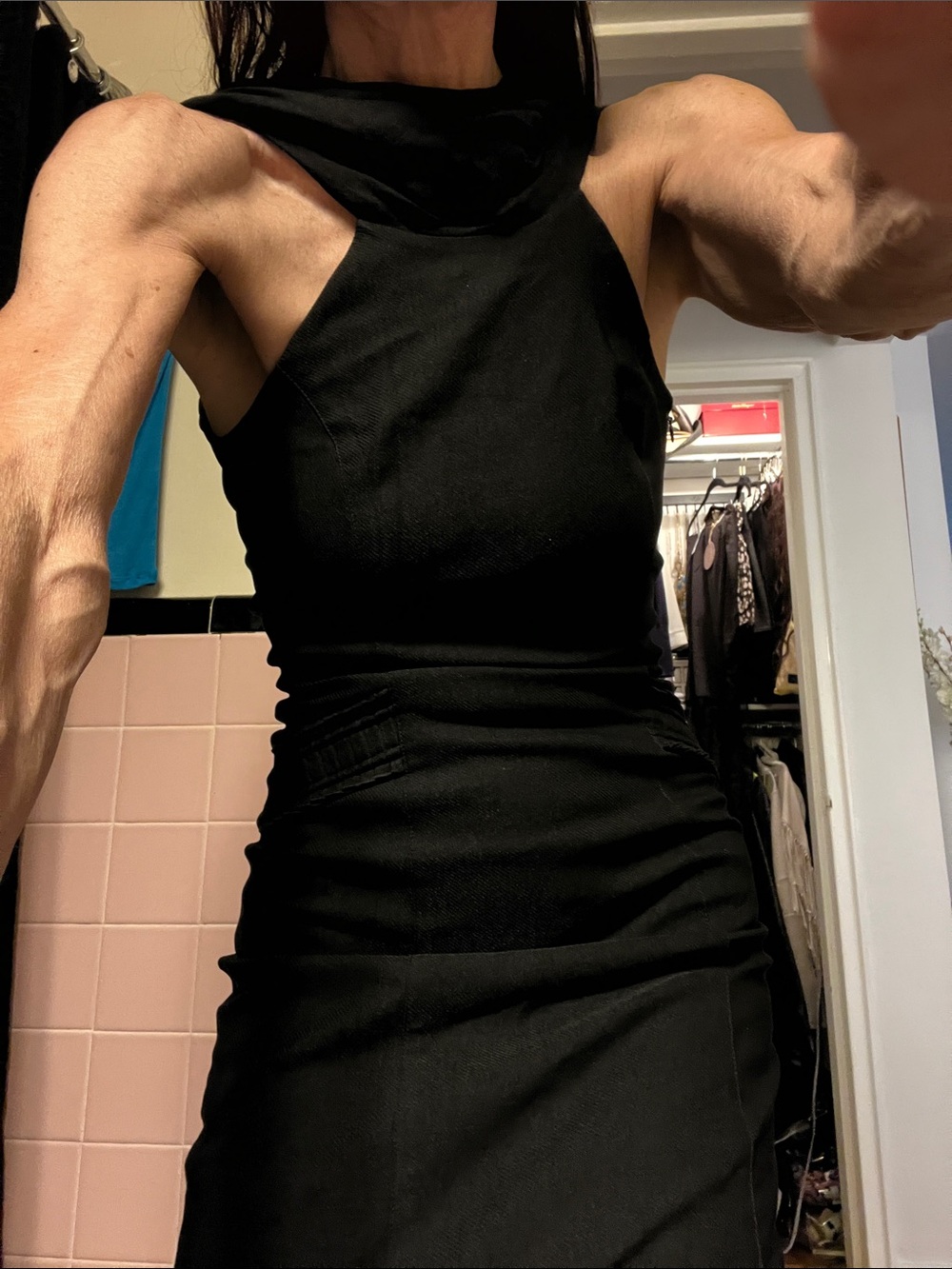 Classic Little Black Sheath Dress